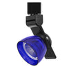 Benzara 12W Integrated Led Track Fixture with Polycarbonate Head, Black and Blue