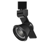 Benzara 12W Integrated Led Metal Track Fixture with Cone Head, Black