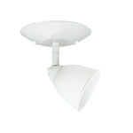 Benzara 50 Watt Metal Ceiling Track Light with Serpentine Fixture, White