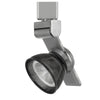 Benzara 12W Integrated Led Metal Track Fixture with Mesh Head, Silver and Black