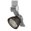 Benzara 12W Integrated Led Metal Track Fixture with Mesh Head, Silver and Bronze