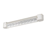 Benzara 20 W Integrated Led Linear Design Track Fixture with Dimmer Feature, White