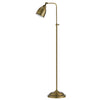 Benzara Metal Round 62`` Floor Lamp with Adjustable Pole, Antique Bronze
