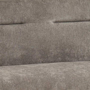 Benzara Fabric 2 Seater Loveseat Sofa with Splayed Legs, Gray and Brown