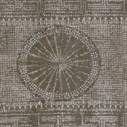 Benzara 2.5 X 8 Feet Rectangular Fabric Runner with Block Prints, Dark Gray