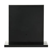 Benzara Mirrored Faux Diamond Inlay Accent Decor with LED, Silver