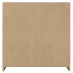 Benzara 3 Drawer Wooden Frame Chest with Sled Base, Beige