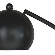 Benzara Metal Frame Floor Lamp with Adjustable Shade, Black