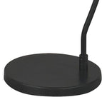 Benzara Metal Frame Floor Lamp with Adjustable Shade, Black
