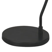 Benzara Metal Frame Floor Lamp with Adjustable Shade, Black