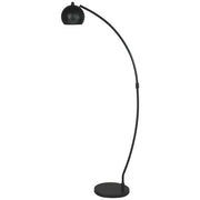 Benzara Metal Frame Floor Lamp with Adjustable Shade, Black
