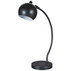 BenzaraMetal Frame Desk Lamp with Adjustable Shade, Black