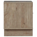 Benzara Single Drawer Wooden Nightstand with Open Shelf, Brown