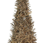 Benzara Wooden Rustic Accent Decor with Cork Branch Tree Design, Large, Brown
