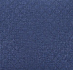 Benzara 3 Piece Diamond Quilted Polyester Queen Coverlet Set, Blue