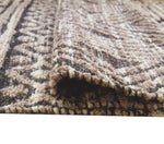 Benzara 84 x 60 Hand Woven Polyester Rug with Jacquard Print, Medium, Gray