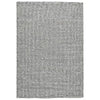 Benzara 84 x 60 Hand Woven Woolen Rug with Textured Details, Medium, Gray