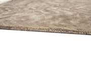Benzara 84 x 60 Hand Loomed Viscose Rug with Chevron Print, Medium, Brown