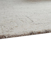 Benzara 84 x 60 Polyester Rug with Abstract Weaved Design, Medium, Gray