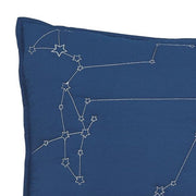 Benzara Constellation Theme Twin Size Fabric Comforter set with 1 Sham, Blue
