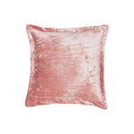 Benzara 20 x 20 Shimmering Cotton Accent Pillow with Zippered Closure, Set of 4, Pink