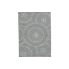 Benzara Power Loomed Flatweave Fabric Rug with Tribal Pattern, Medium, Gray