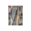 Benzara Machine Made Fabric Rug with Abstract Design, Large, Multicolor