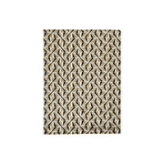 Benzara Machine Woven Fabric Rug with Geometric Pattern, Large, Multicolor