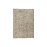 Benzara Machine Woven Shag Design Rug with Ultra Thick Pile, Large, Charcoal Gray