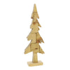 Benzara BM229352 Wooden Pine Tree Design Accent Decor, Small, Brown