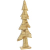 Benzara BM229354 Wooden Pine Tree Design Accent Decor, Large, Brown