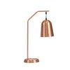 Benzara 23 inch Drop Shade Metal Table Lamp, Copper