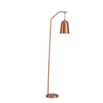 Benzara 59 inch  Drop Shade Metal Floor Lamp, Copper