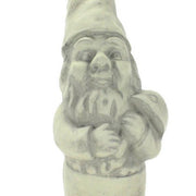 Benzara 13 Inches Cement Frame Garden Gnome, Gray