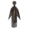 Benzara Wooden Angel Figurine with Grains, Medium, Brown