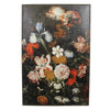 Benzara Wooden Frame Floral Canvas Painting, Multicolor