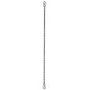 Benzara 36 Inches Metal Frame Chain Link, Black