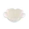 Benzara Hibiscus Flower Design Tealight Candle Holder, White