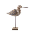 Benzara Wooden Seagulldecor with Stable Base, Brown and White