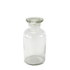 Benzara Glass Made Pharmacy Jar with Stopper, Medium, Clear