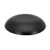 Benzara Round Glass Charger with Metal Stand, Set of 2, Brown and Black