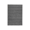 Benzara 84 x 60 Hand Loomed Woolen Rug with Stripe Print, Large, Gray