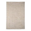 Benzara 84 x 60 Inches Polyester Rug with Shaggy Texture, Cream
