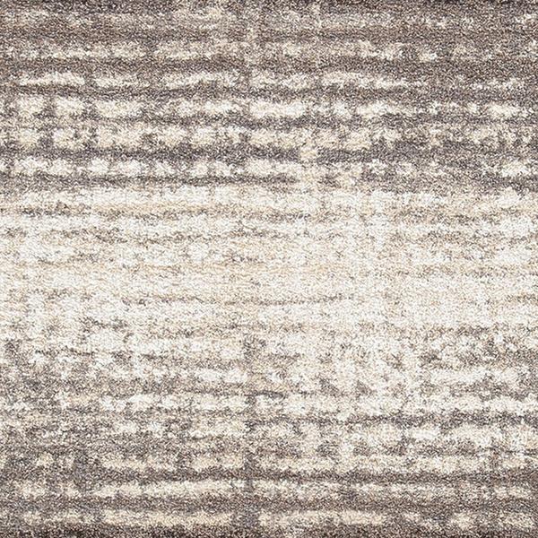 Grid Pattern Polypropylene Rug Benzara 84 x 60 Inches Abstract Grid Design Polypropylene Rug, Gray an ...