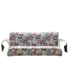 Benzara Isar Fabric Sofa Protector with Floral Pattern and Elastic Strap, Multicolor