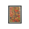 Benzara 14 x 32 Handmade Abstract Shadow Box Walldecor, Multicolor