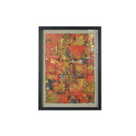 Benzara 14 x 32 Handmade Abstract Shadow Box Walldecor, Multicolor