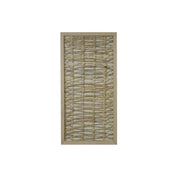Benzara 10 x 32 Intertwined Handmade Shadow Box Wall decor, Brown