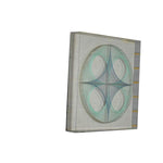 Benzara 9 x 18 Handmade Geometric Shadow Box Wall decor, Multicolor