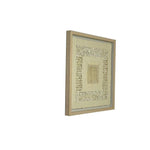 Benzara 17 x 28 Abstract Artwork Shadow Box Wall decor, Beige and Brown